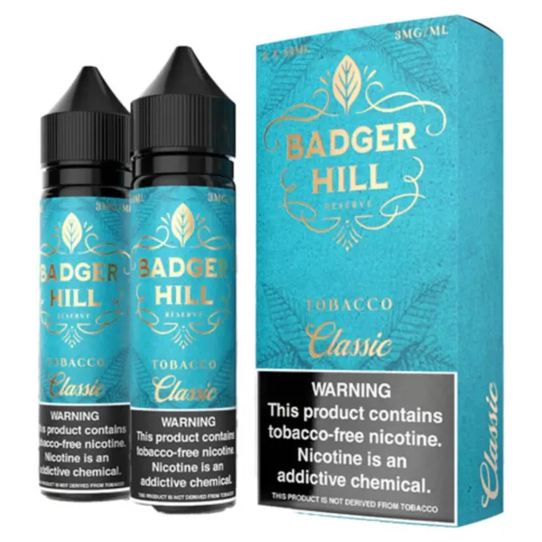 Badger-Hill-Reserve-Classic-Tobacco-120ml-E-Juice-jpg.webp Badger Hill Reserve Classic Tobacco 120ml E Juice