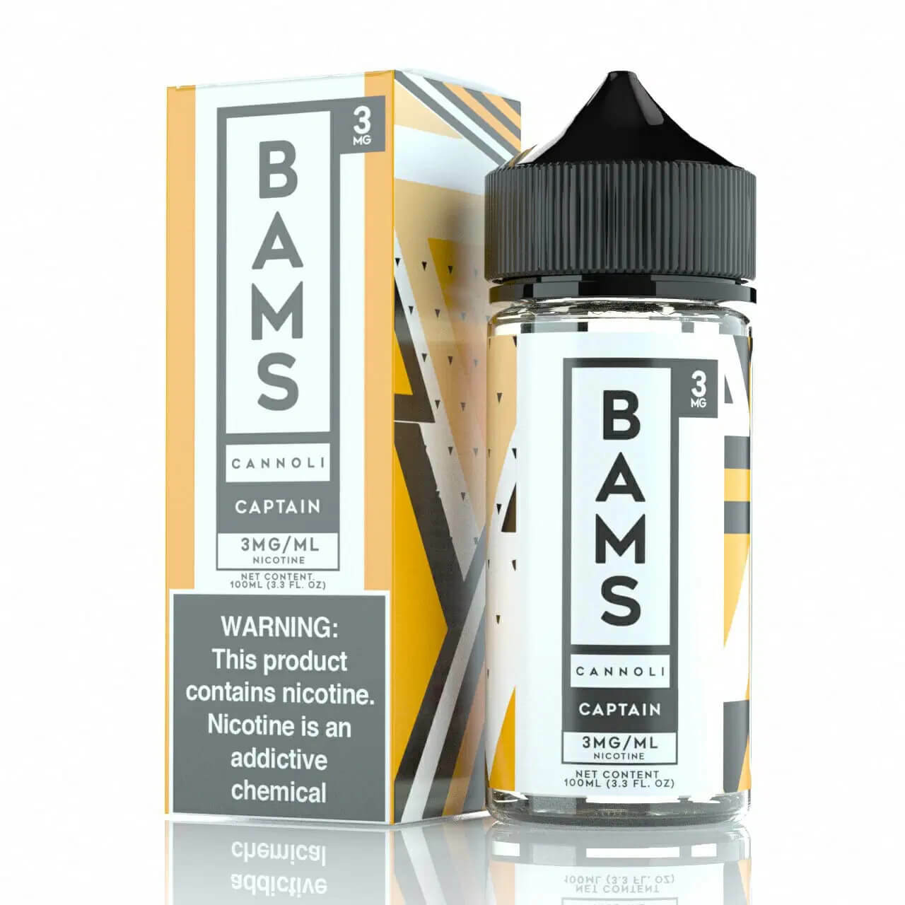 Bams Cannoli Captain Cannoli 100ml E Juice 3MG