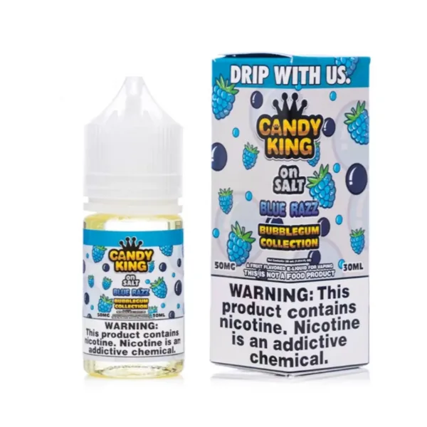 Candy-King-Blue-Razz-on-Salt-30ml-E-Juice-jpg.webp Candy King Blue Razz on Salt 30ml E-Juice