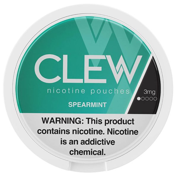 Clew-Nicotine-Pouches-Spearmint-3mg.jpg Clew Nicotine Pouches Spearmint 3mg