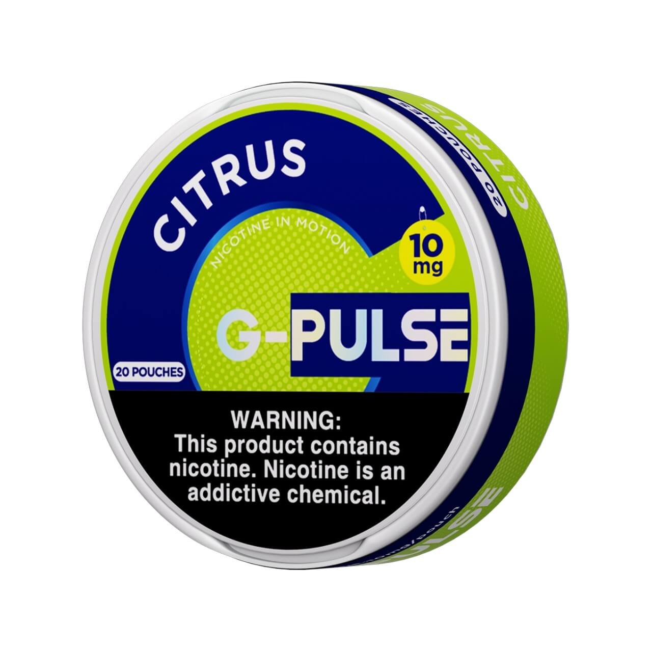 G Pulse Nicotine Pouches 5PK Citrus 10MG