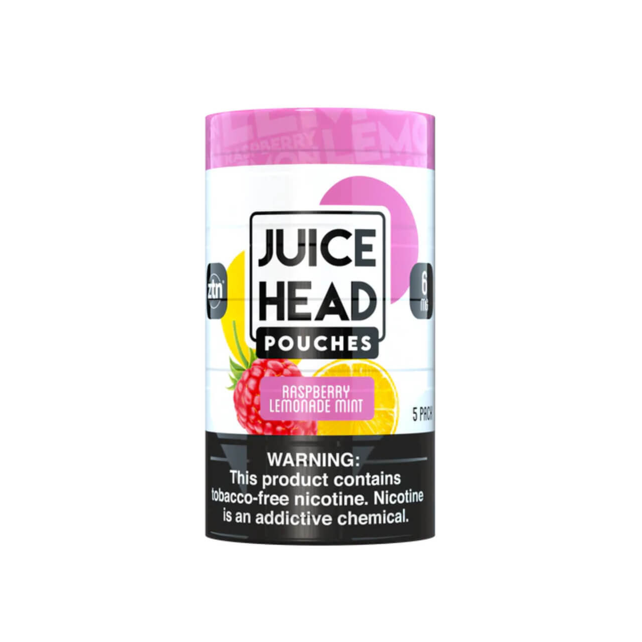 Juice Head ZTN Nicotine Pouches 5PK Raspberry Lemonade Mint