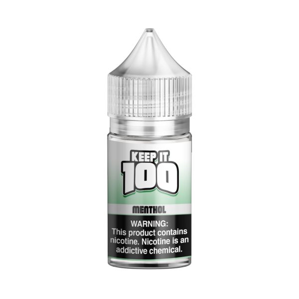 Keep-it-100-Salt-Menthol-30ml-E-Juice.jpg Keep it 100 Salt Menthol 30ml E Juice