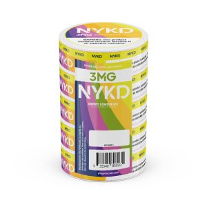 NYKD Nicotine Pouches 5PK Berry Lemon Ice 3MG