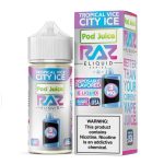 Pod Juice x RAZ Tropical Vice City Ice Tobacco Free Nicotine E Juice 100ml