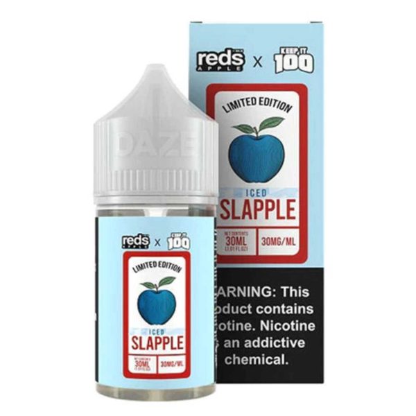 Red's Apple x Keep it 100 Slapple Ice Salt 30ml Limited Edition E-Juice Red's Apple x Keep it 100 Slapple Ice Salt 30ml Limited Edition E-Juice
