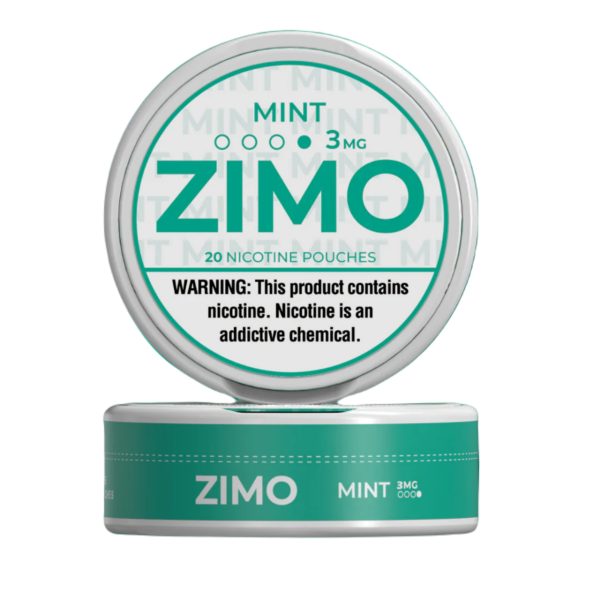 ZIMO-Mint-Nicotine-Pouches-5pk-3MG.jpg ZIMO Mint Nicotine Pouches 5pk 3MG