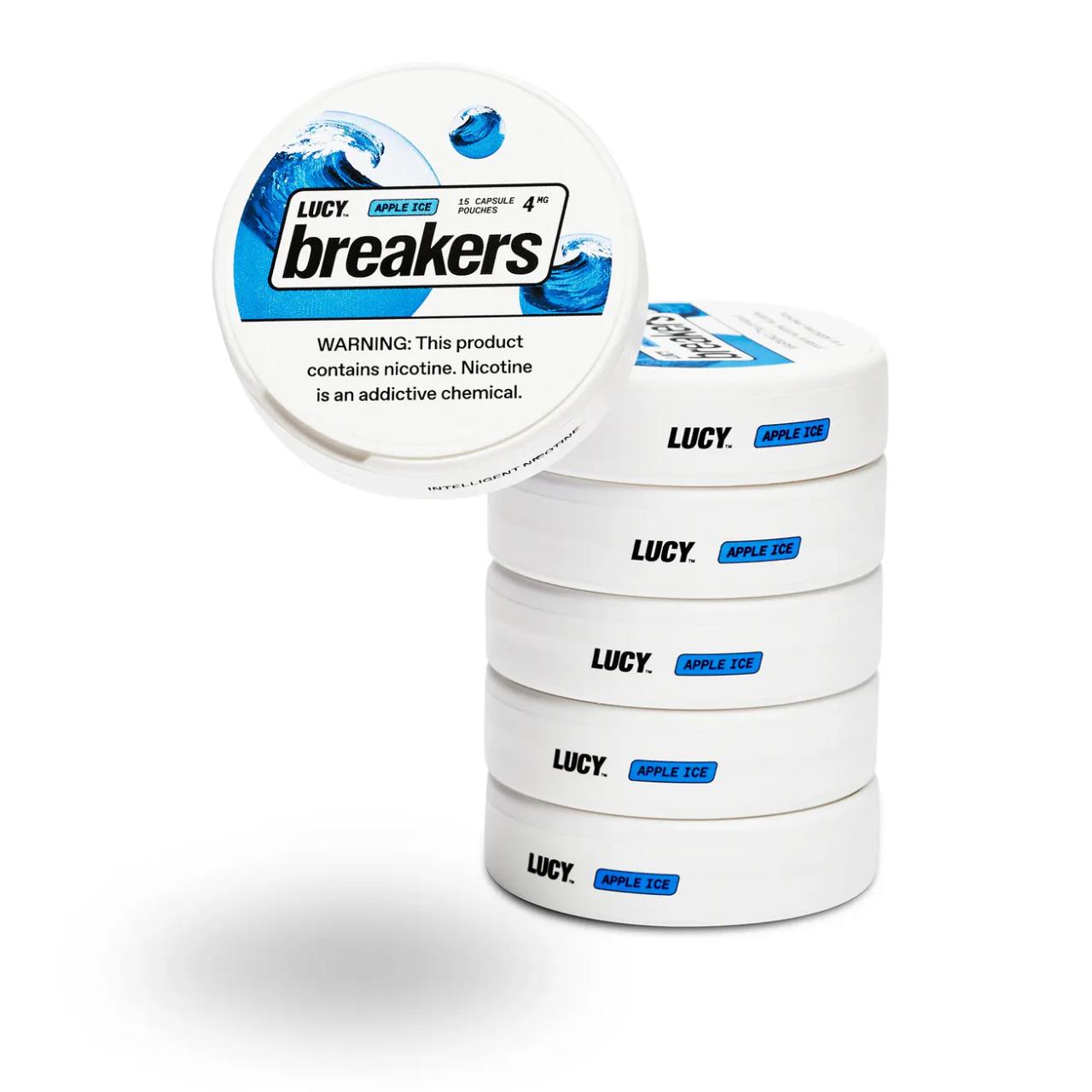 Lucy Breakers Nicotine Pouches - 5PK Apple Ice - 4MG
