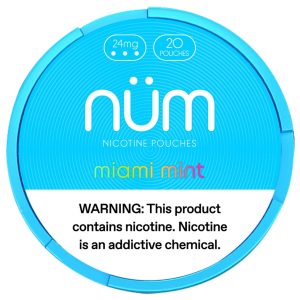 NUM Nicotine Pouches - 5PK Miami Mint - 24MG